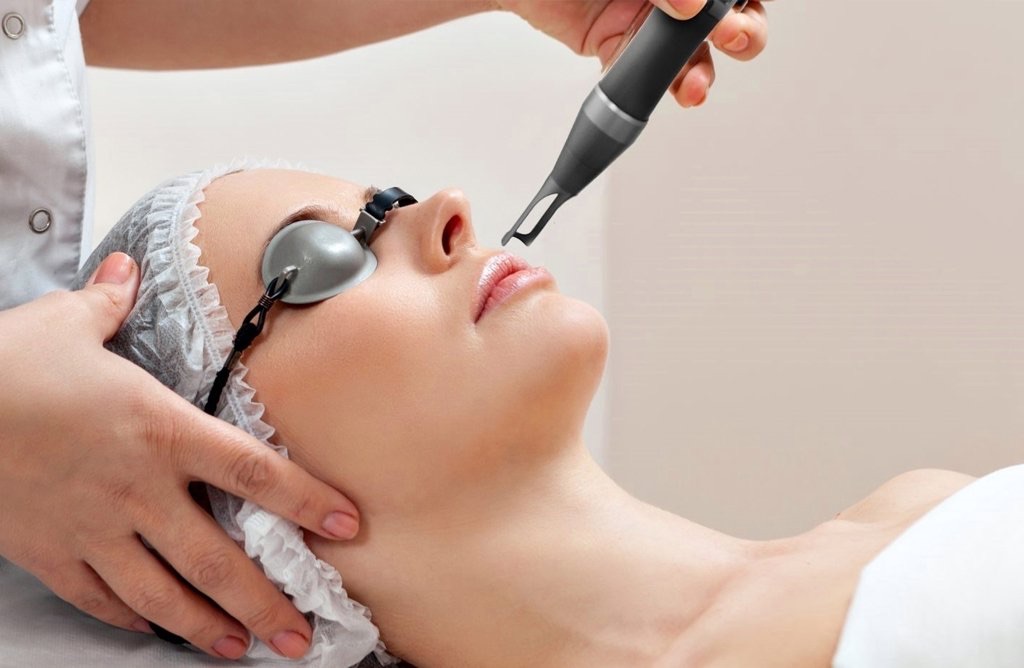 Laser therapy for face