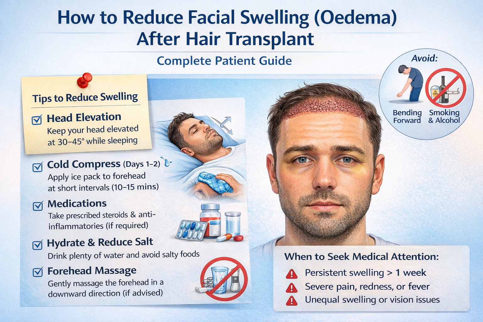 Hair Transplant Swelling Guide