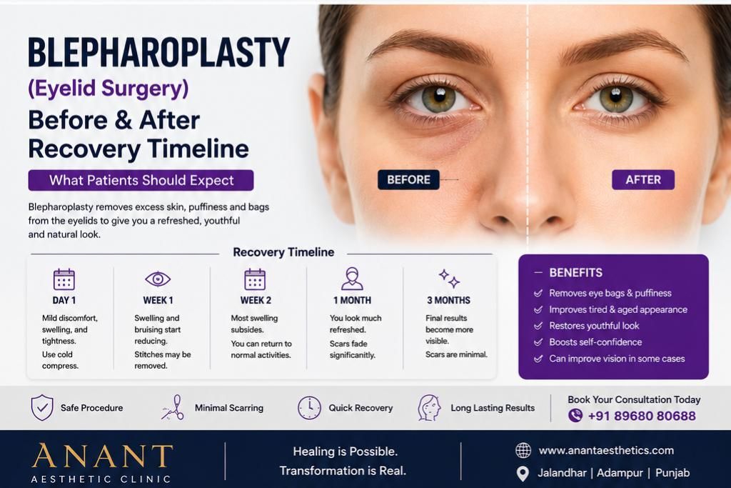 Blepharoplasty Recovery Timeline