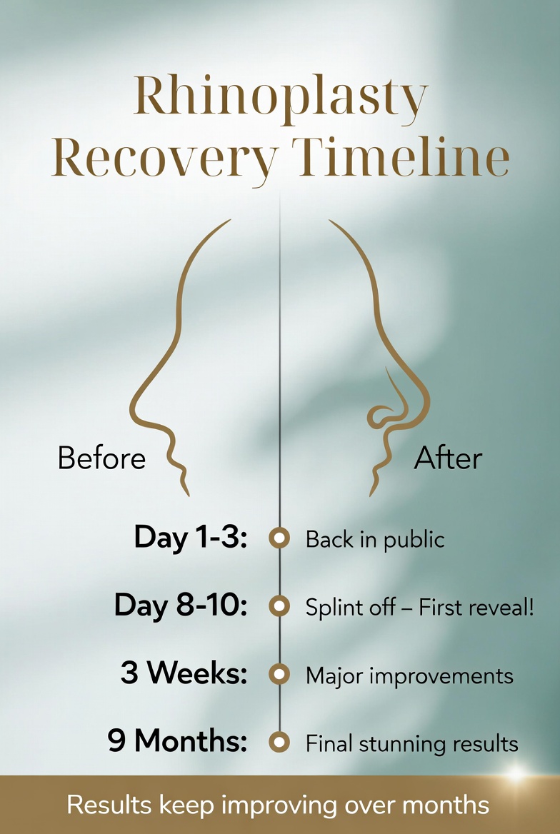Rhinoplasty Recovery Results