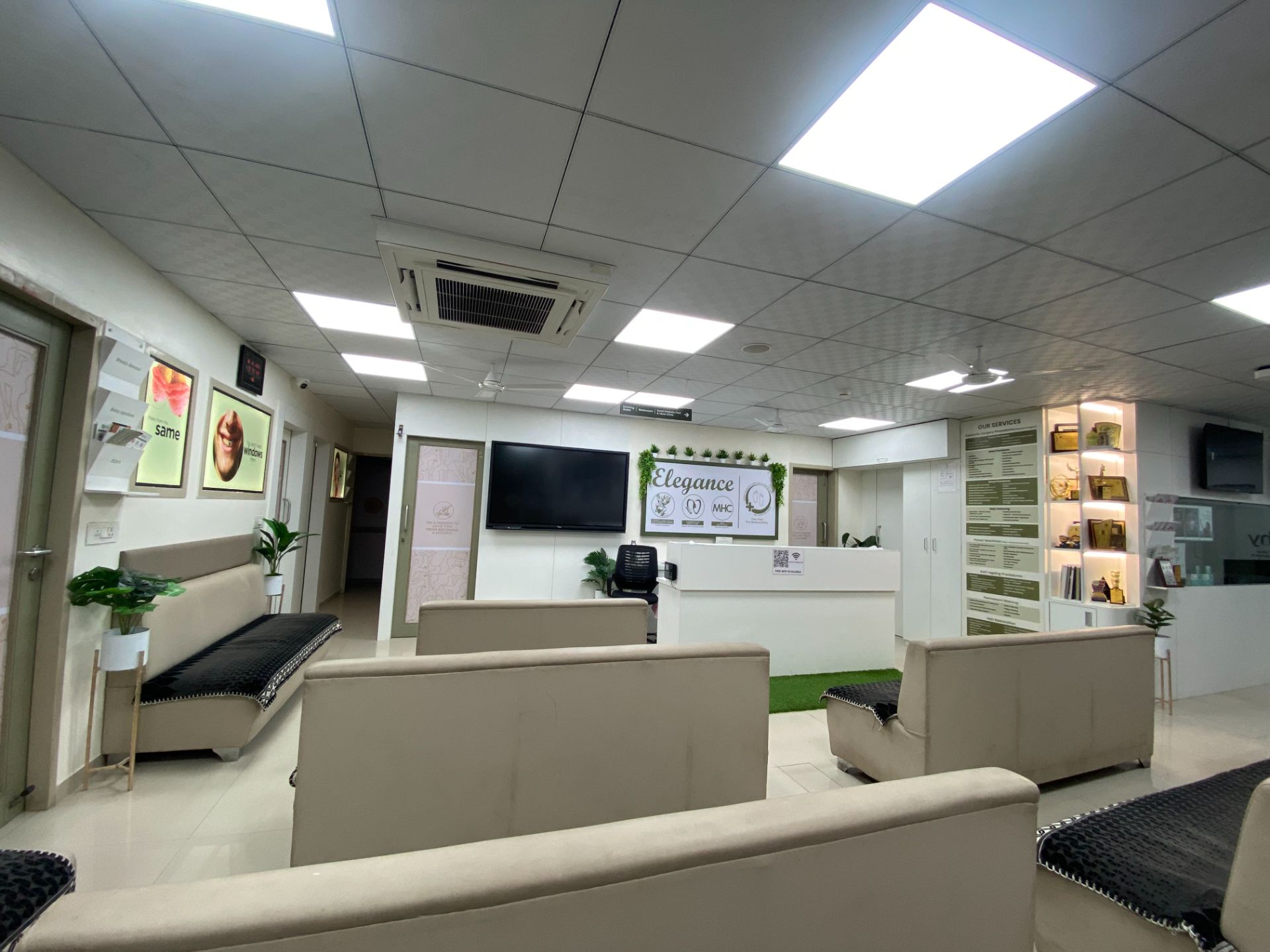 Comfortable waiting area